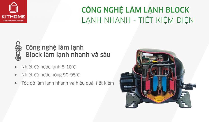 Máy Lọc Nước Kangaroo Nóng Lạnh KG10A9I 8 lõi