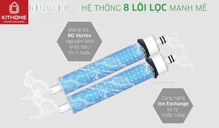 Máy Lọc Nước Kangaroo Nóng Lạnh KG10A9I 8 lõi