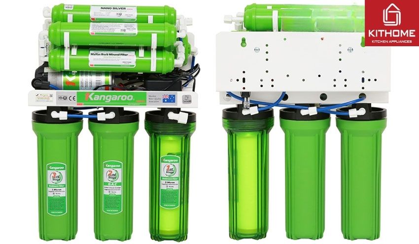 Máy Lọc Nước RO Kangaroo KG110 9 Lõi Không Vỏ