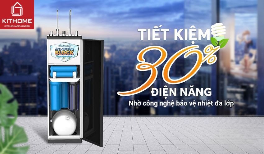 Máy Lọc Nước Nóng Lạnh Karofi KAD-R38 10 Lõi