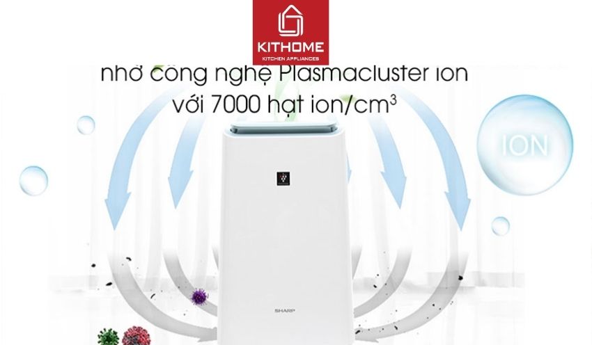 Máy Lọc Không Khí Sharp Hút Ẩm DW-E16FA-W