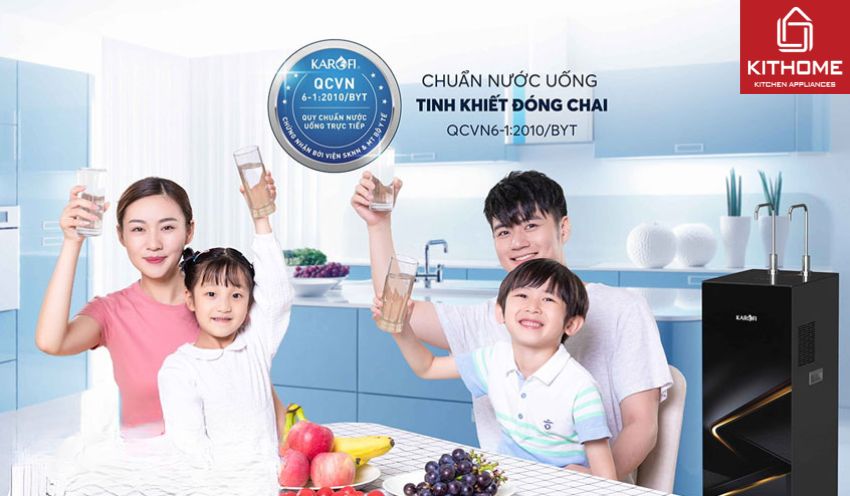 Máy Lọc Nước Nóng Lạnh Karofi KAD-R38 10 Lõi