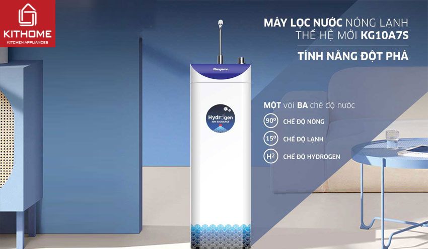 Máy Lọc Nước Kangaroo Nóng Lạnh KG10A7S 7 Lõi