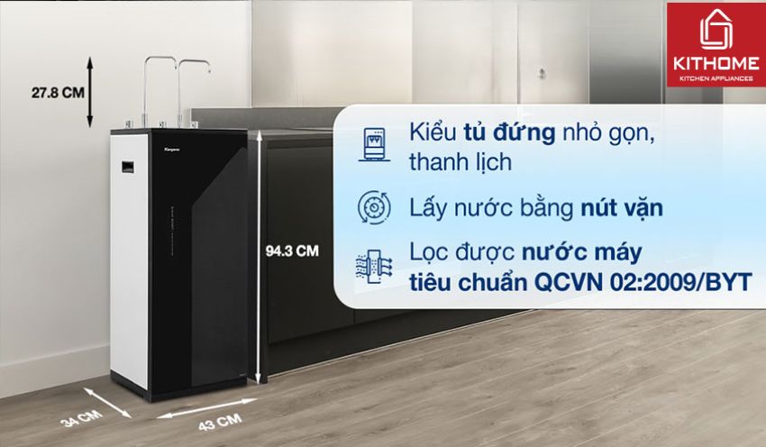 Máy Lọc Nước Nóng Lạnh Kangaroo KG10A17 10 Lõi