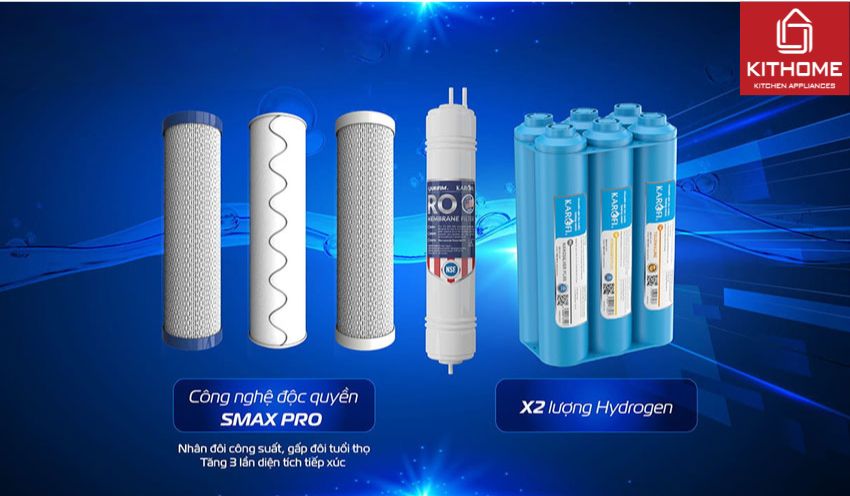 Máy Lọc Nước Nóng Lạnh Karofi KAD-N69 10 Lõi