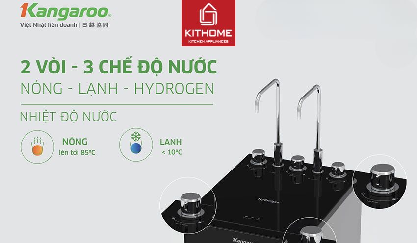 Máy Lọc Nước Kangaroo Nóng Lạnh KG10A18 10 Lõi