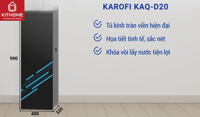 Máy Lọc Nước Karofi KAQ-D20 11 Lõi