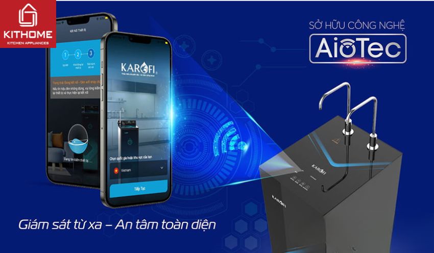 Máy Lọc Nước Nóng Lạnh Karofi KAD-N69 10 Lõi
