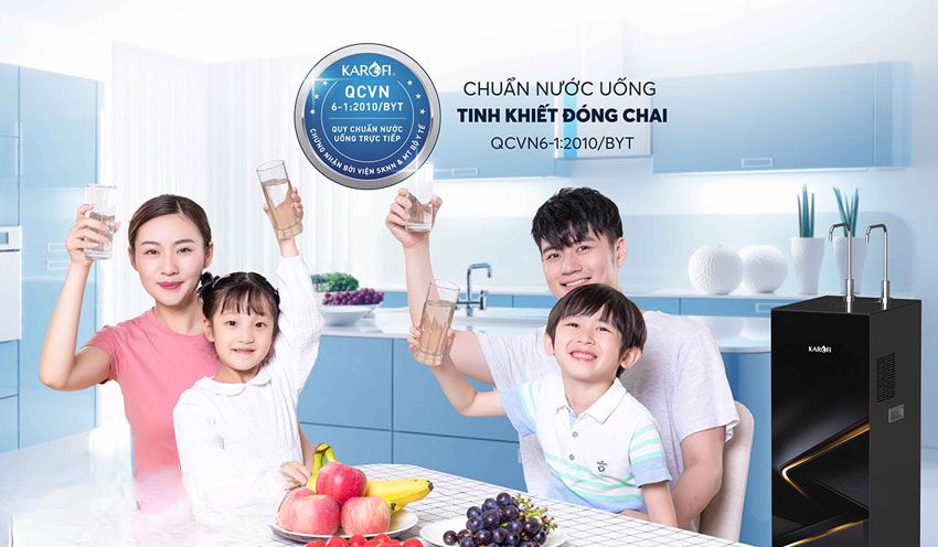 Máy Lọc Nước Nóng Lạnh Karofi KAD-N69 10 Lõi
