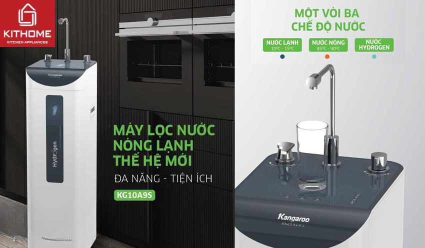 Máy Lọc Nước Nóng Lạnh Kangaroo KG10A9S 7 Lõi