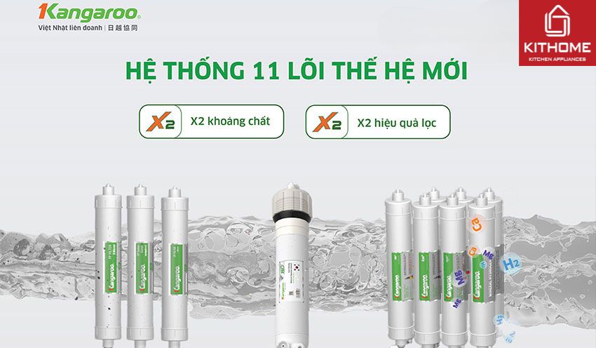 Máy lọc nước Kangaroo KG100N-11 Lõi