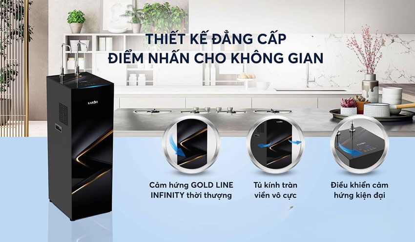 Máy Lọc Nước Nóng Lạnh Karofi KAD-N89 10 Lõi