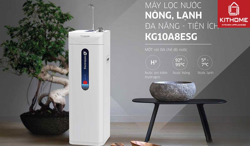 Máy Lọc Nước Kangaroo Hydrogen Nóng Lạnh KG10A8ESG