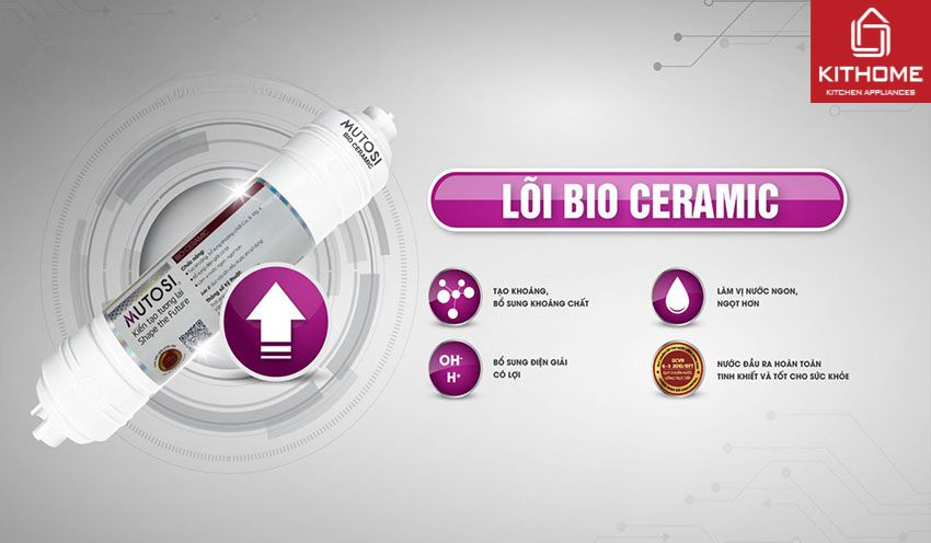 Máy Lọc Nước Mutosi RO DOW Aqualast 10 Lõi MP-7100A