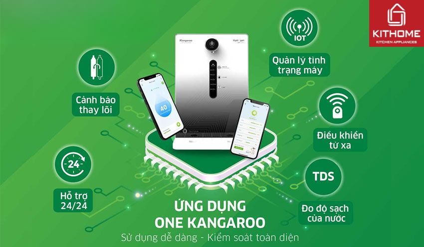 Máy Lọc Nước Kangaroo KG100HED-IOT 5 Lõi