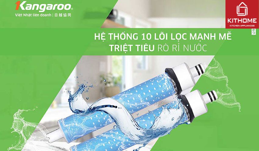Máy Lọc Nước Kangaroo Hydrogen KG100HC2 10 Lõi