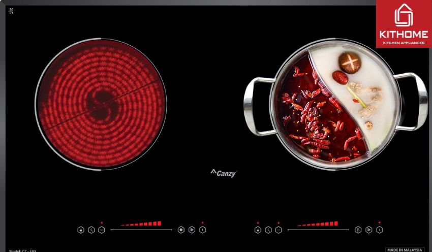 Bếp Điện Từ Đôi Canzy CZ E89