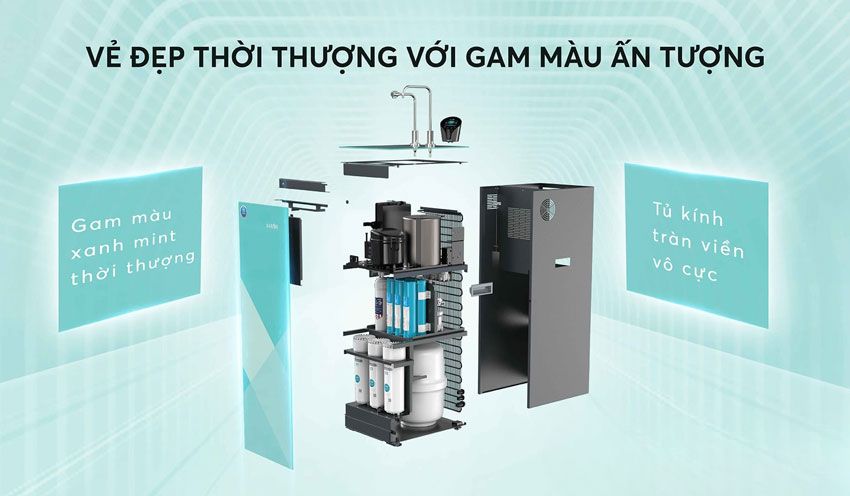 Máy Lọc Nước Nóng Lạnh Karofi KAD-N91 10 Lõi