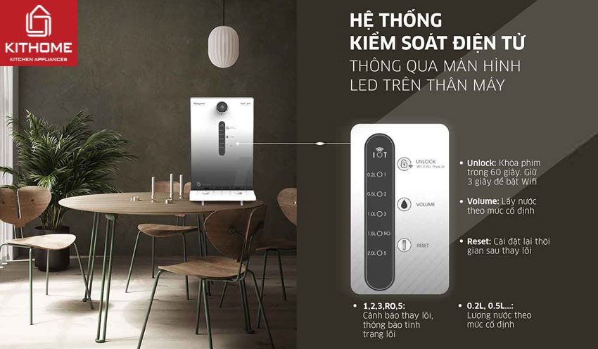 Máy Lọc Nước Kangaroo KG100HED-IOT 5 Lõi