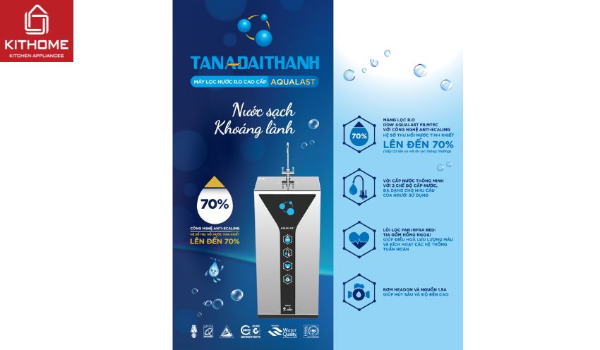 Máy Lọc Nước RO Tân Á ĐT 07 7 Lõi