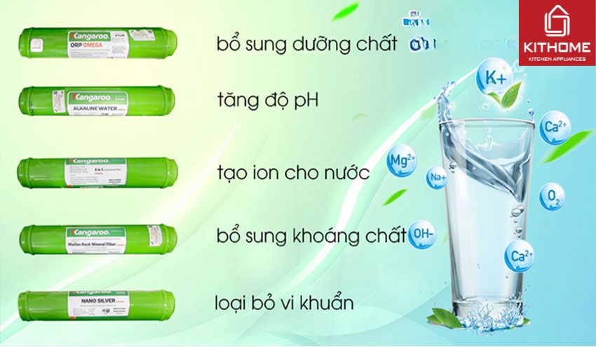 Máy Lọc Nước RO Kangaroo KG110AVTU 9 Lõi