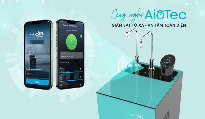 Máy Lọc Nước Nóng Lạnh Karofi KAD-N91 10 Lõi