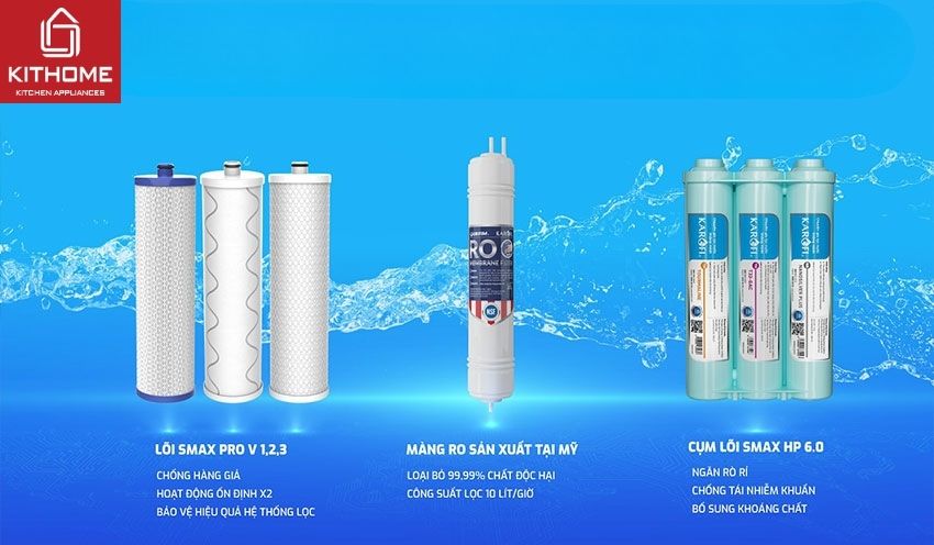 Máy Lọc Nước Karofi KAQ-U98 10 Lõi