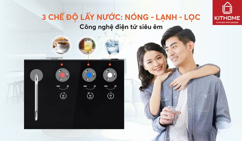 Máy Lọc Nước Nóng Lạnh Karofi Livotec 611 7 Lõi