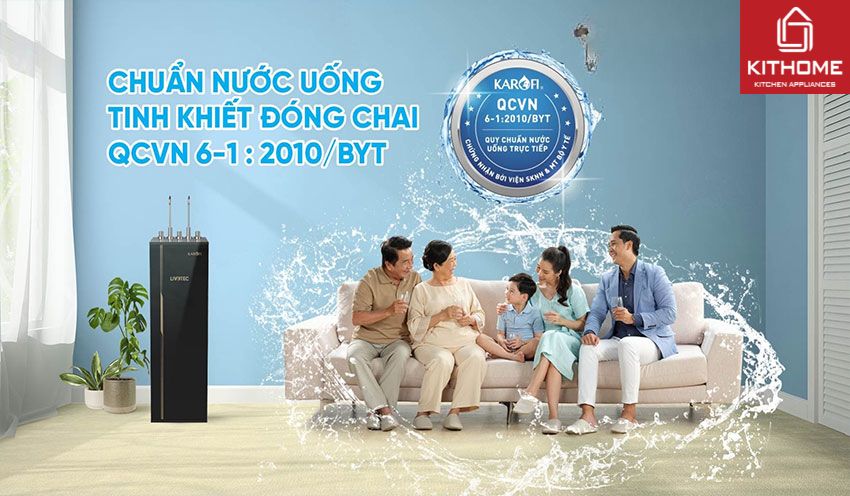 Máy Lọc Nước Nóng Lạnh Karofi Livotec 616 10 Lõi