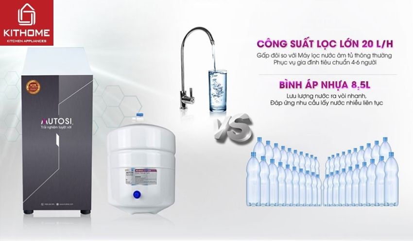 Máy Lọc Nước Mutosi Để Gầm Tủ Bếp 7 Lõi MP-371U