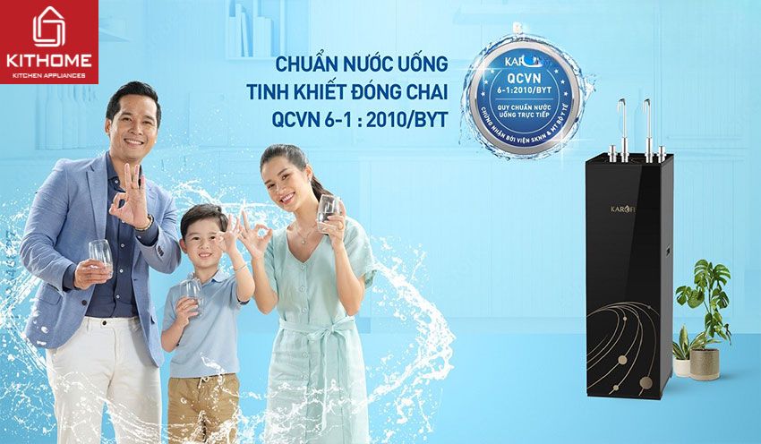 Máy Lọc Nước Nóng Nguội Karofi KAH-D15 11 Lõi