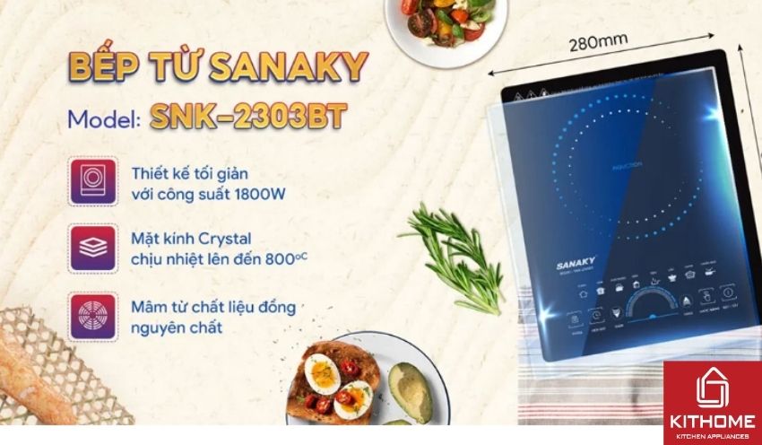 Bếp Từ Đơn Sanaky SNK-2303BT