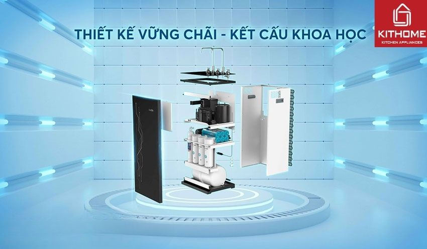 Máy Lọc Nước Nóng Lạnh Karofi KAD-I55 10 Lõi