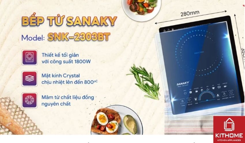 Bếp Từ Đơn Sanaky SNK-2303BT