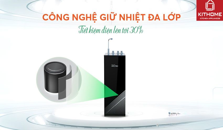 Máy Lọc Nước Nóng Lạnh Karofi Livotec 611 7 Lõi