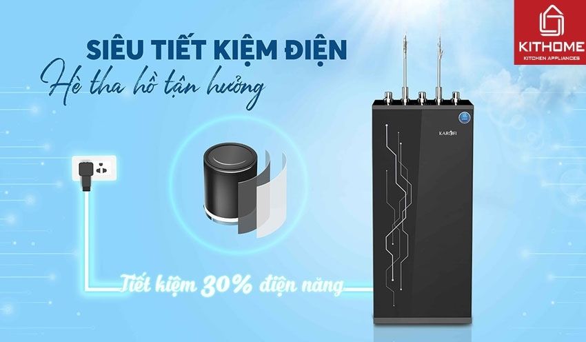 Máy Lọc Nước Nóng Lạnh Karofi KAD-I55 10 Lõi