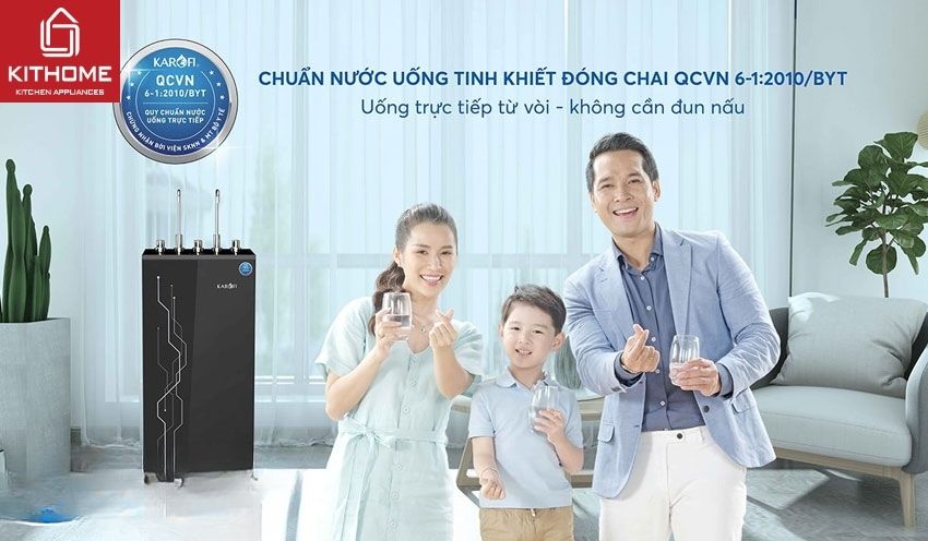 Máy Lọc Nước Nóng Lạnh Karofi KAD-I55 10 Lõi