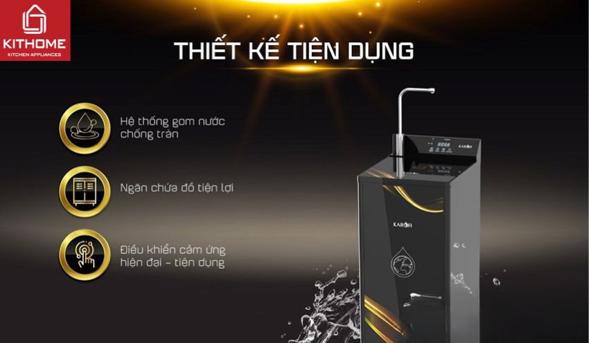 Máy Lọc Nước Nóng Lạnh Karofi KAD-D68 10 Lõi