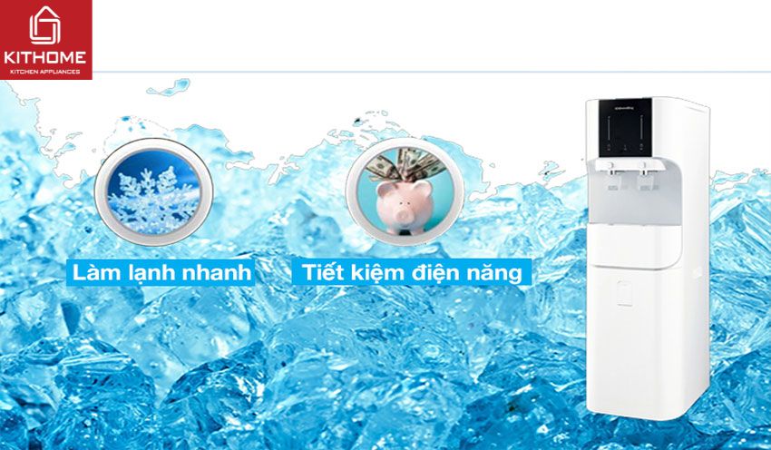 Máy Lọc Nước Nóng Lạnh Coway CHP-671R 5 Lõi