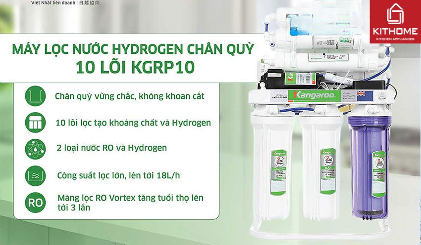 Máy Lọc Nước Kangaroo KGRP10 10 Lõi