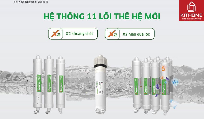 Máy Lọc Nước Kangaroo KG11NA 11 Lõi