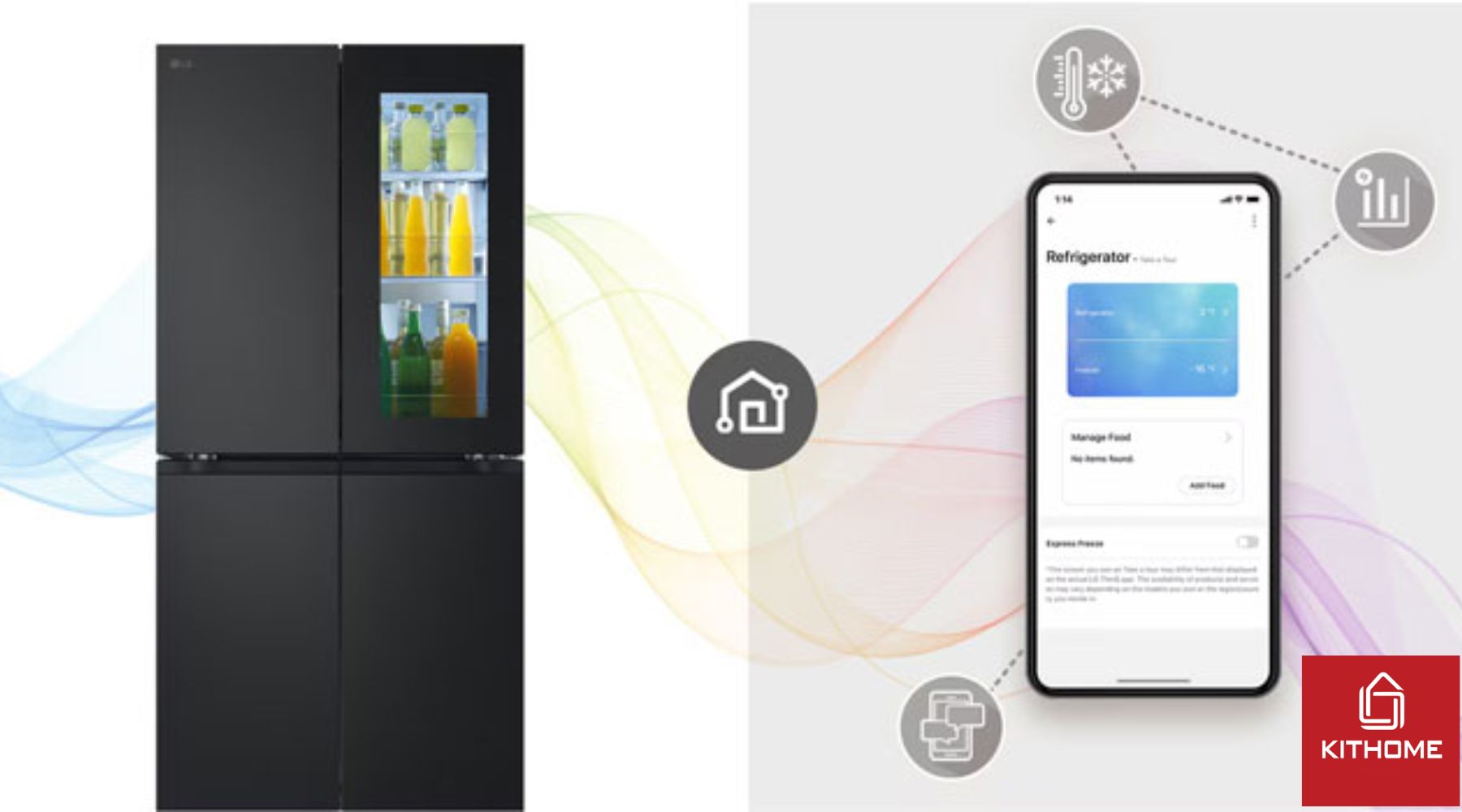 Tủ Lạnh LG Inverter Multi Door InstaView 530 Lít LFB53BLMI