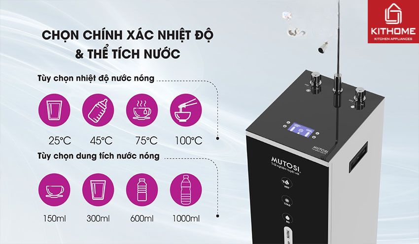 Máy Lọc Nước Mutosi Nóng Lạnh 10 Lõi MP-100HIC