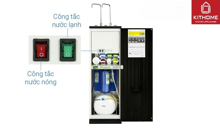 Máy Lọc Nước Nóng Lạnh Kangaroo KG10A18 10 Lõi