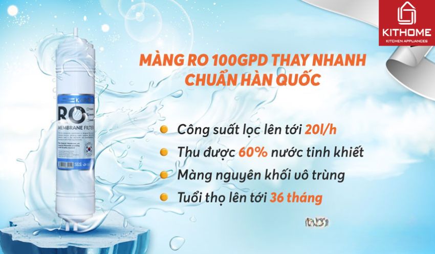 Máy Lọc Nước Karofi Livotec 600 Lạnh Nguội 8 Lõi