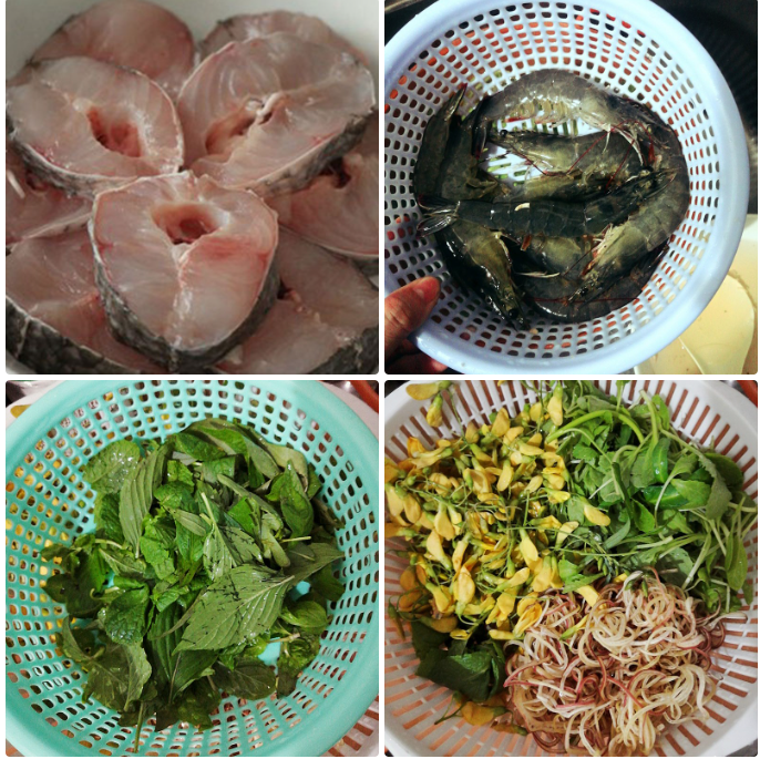 Sơ chế các nguyên liệu 