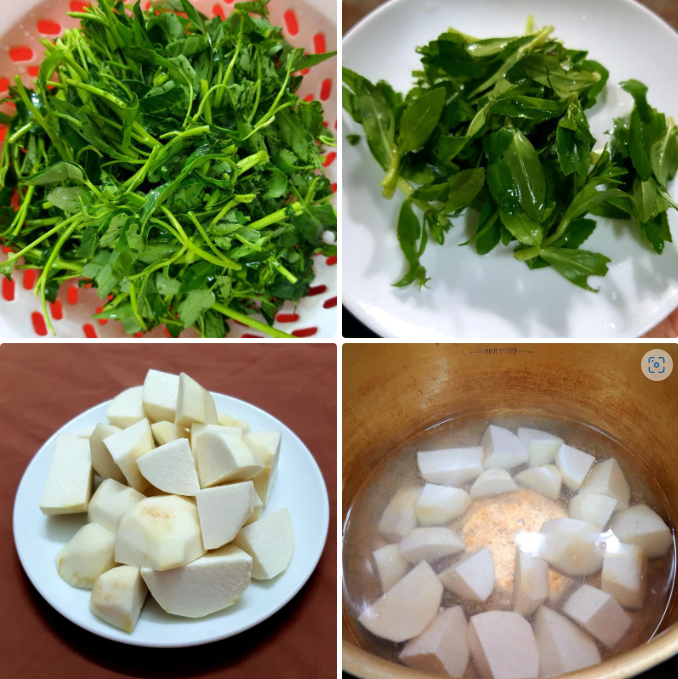 Sơ chế các nguyên liệu khác