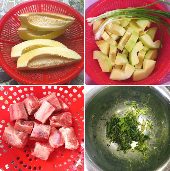 Sơ chế các nguyên liệu