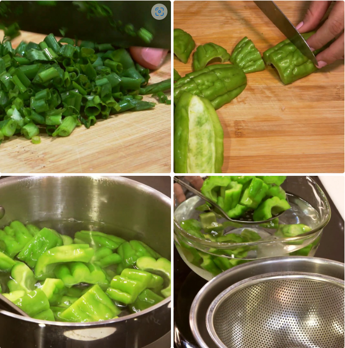 Sơ chế các nguyên lieu khác