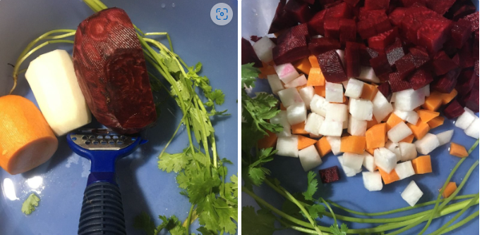 Sơ chế các nguyên lieu khác